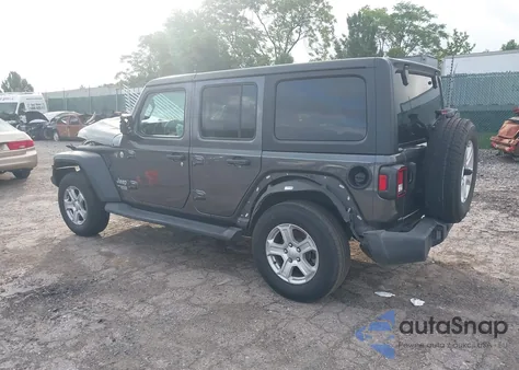 2020 Jeep Wrangler Unlimited Sport S 4X4 из США, поврежденный, VIN 1C4HJXDN2LW313003